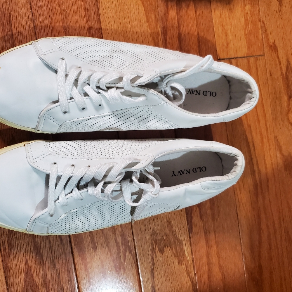 All White Old Navy Sneakers